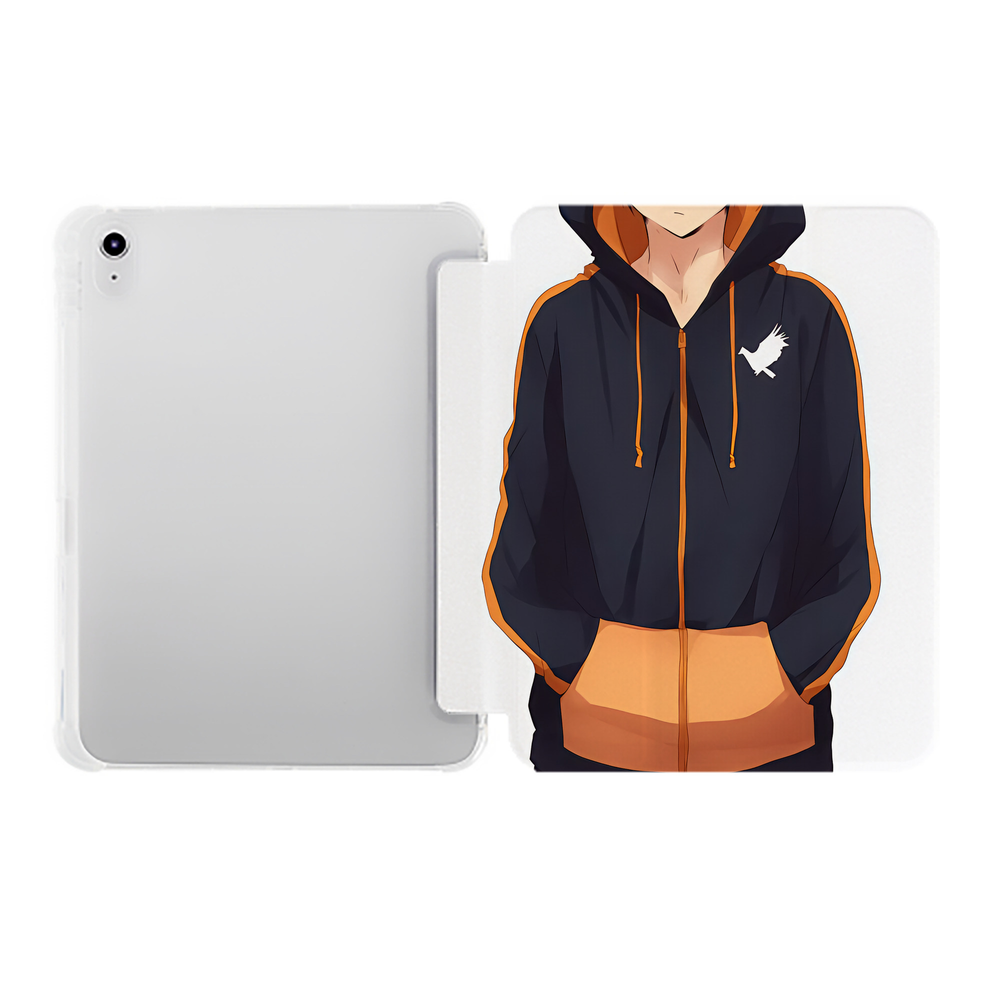 （画像用） ハイキュー!! Haikyu!! IPad ケース ペン収納付き 三つ折りスタンド PUレザー×シリコン 対応機種9.5/10.5/10.9インチ